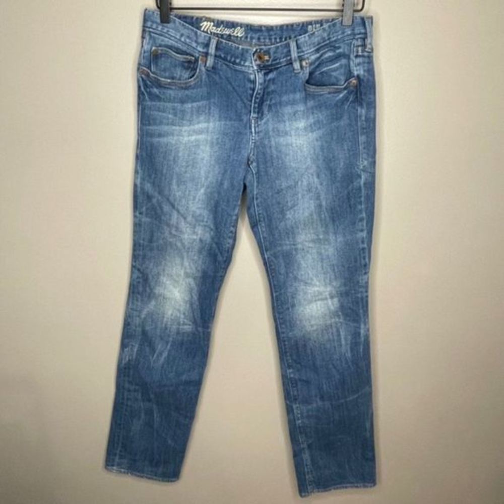 Madewell Rail Straight Light Wash Jeans 31x32